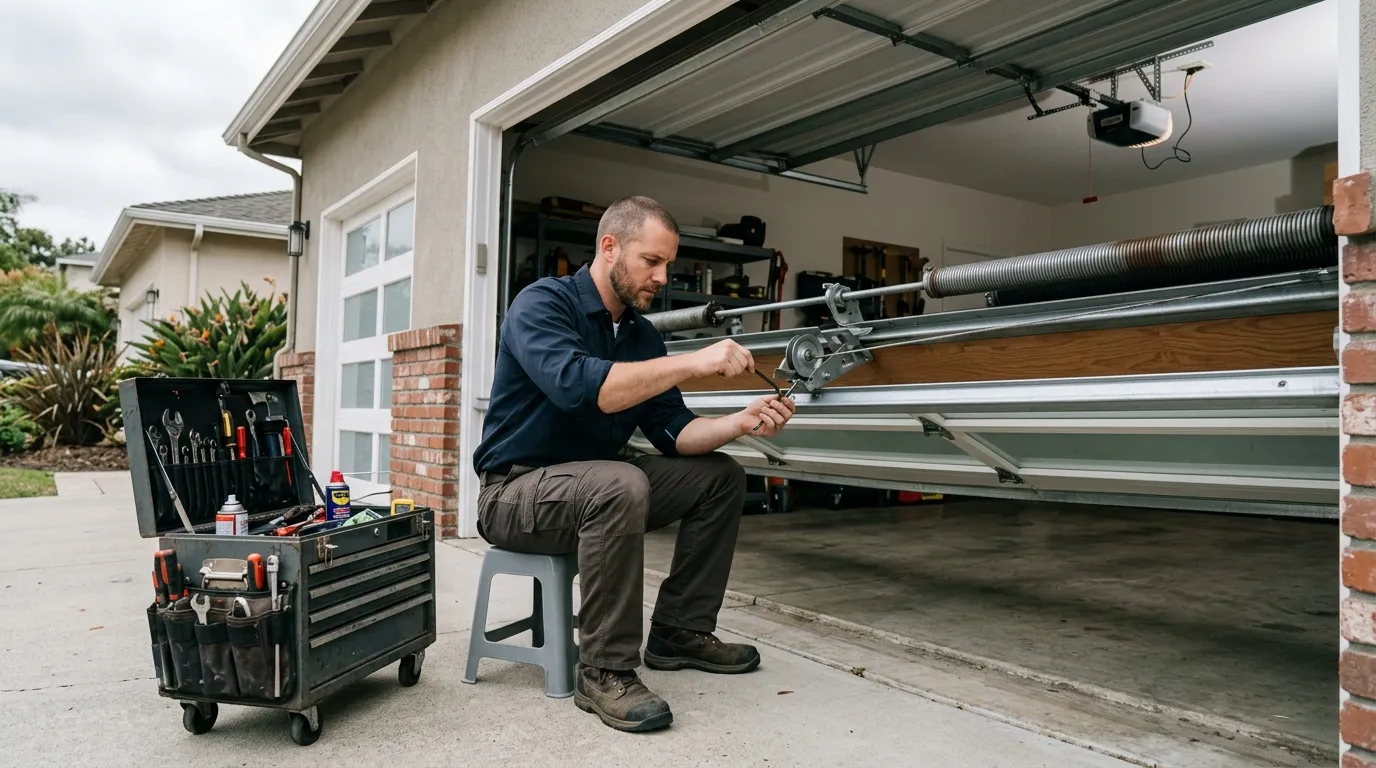 Off-Track Garage Door Repair for Catalina Foothills Homes in Tucson